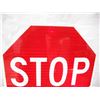 Image 2 : Unused Aluminum Reflective Stop Sign (23.75x23.75)