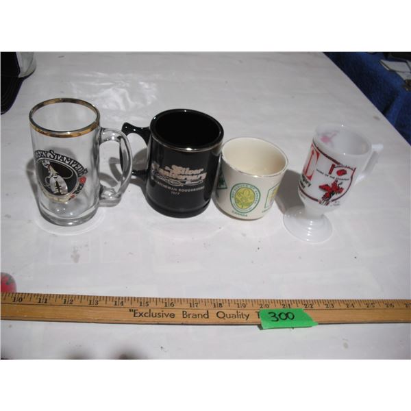 Sask Rough Riders 1977 Boy scouts Calgary Collector Mugs