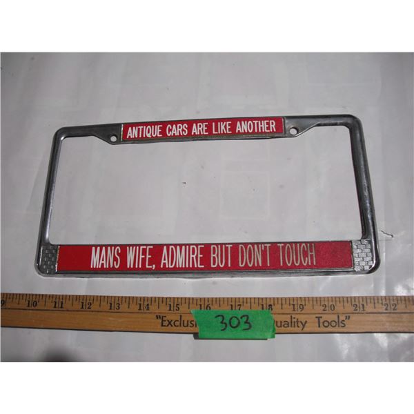 Metal License Plate Cover