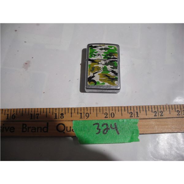Zippo Lighter Camo face Design