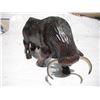 Image 2 : Rare Wooden Carved Bull Figure (11")