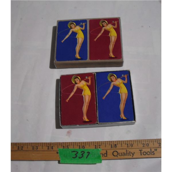 Vintage Duratone Playing Cards w/ box