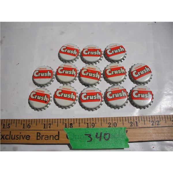 Vintage Orange Crush Bottle Caps (13)