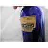 Image 3 : Vintage Colbalt Blue Bromo Seltzer Toronto Ont. Bottle Moose Jaw Pharmacy Label