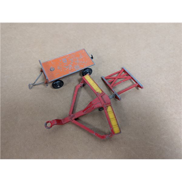 Dinky Trailer Plus Dinky Disc Harrow Parts