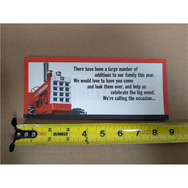 Cockshutt Demo Day Invitation Day 1965