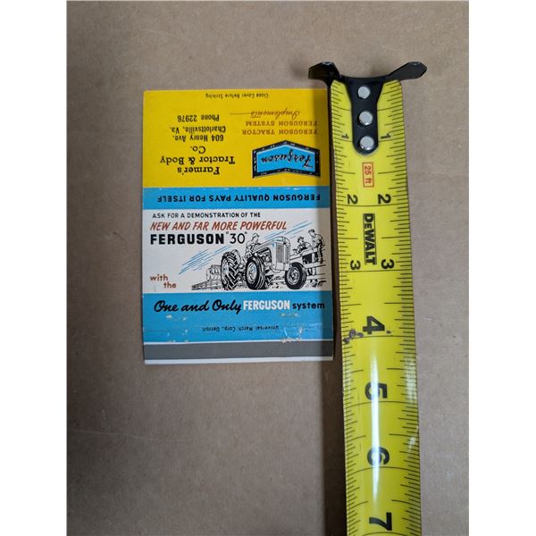 Ferguson 30 Empty Match Book