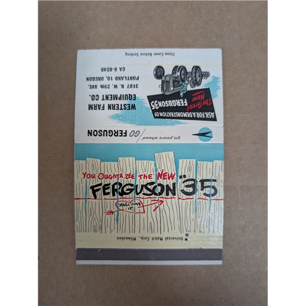 Ferguson 35 Empty Match Book