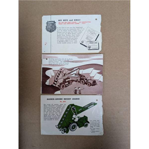 Model Toys 1950 Construction Catalogue (No cover)