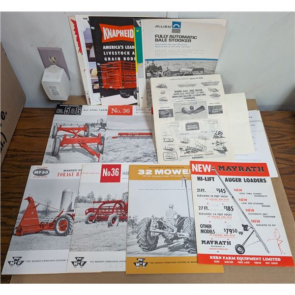 Various Brochures and Pamphlets