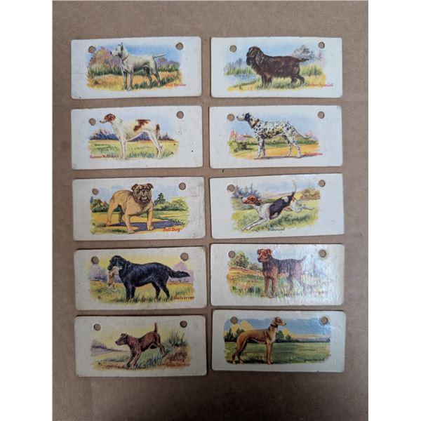 (10) 1929-30s Cowan Dog Picture Cards