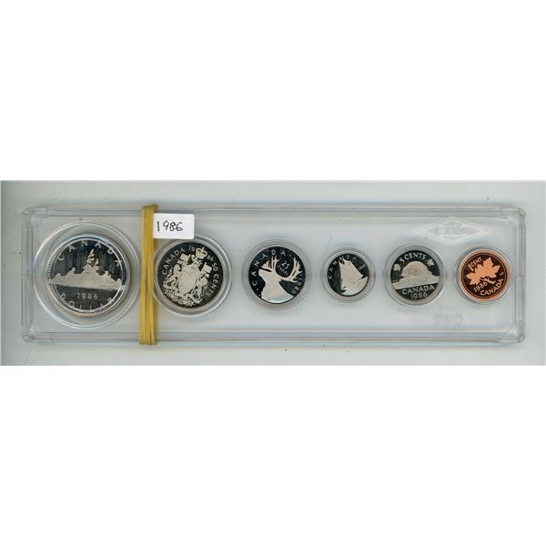 1986 Canada Proof Like Set.