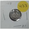 Image 1 : 1918 Canada Silver 10 Cents.