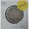Image 1 : 1894 Canada Silver 50 Cents.