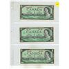 Image 1 : 1954 and (2) 1967 Canada One Dollars.