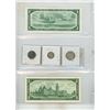 Image 2 : 1954, 1967 Canada One Dollar & 1967 Canada Silver 25 Cents, Silver 10 Cents and 5 Cents.