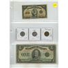 Image 1 : 1923 Dominion of Canada 25 Cents Shinplaster, 1923 Dominion of Canada One Dollar and 1923, 1946, 194