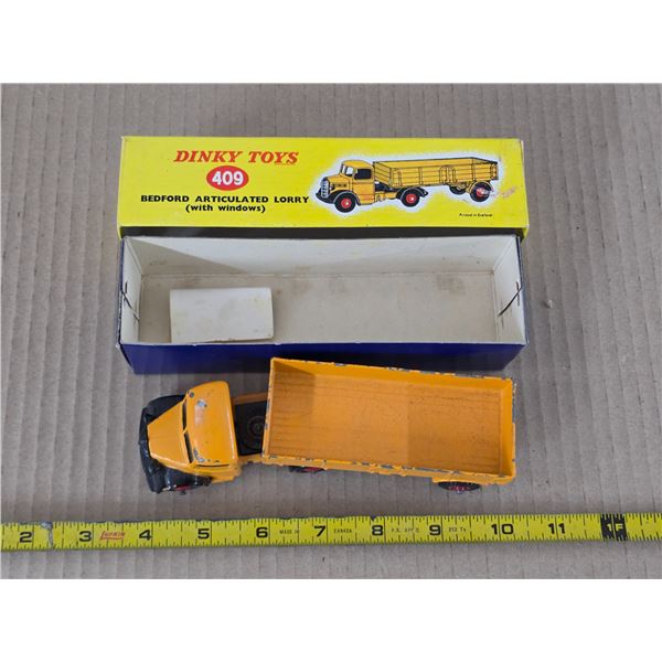 Dinky toy truck and trailer- in original box