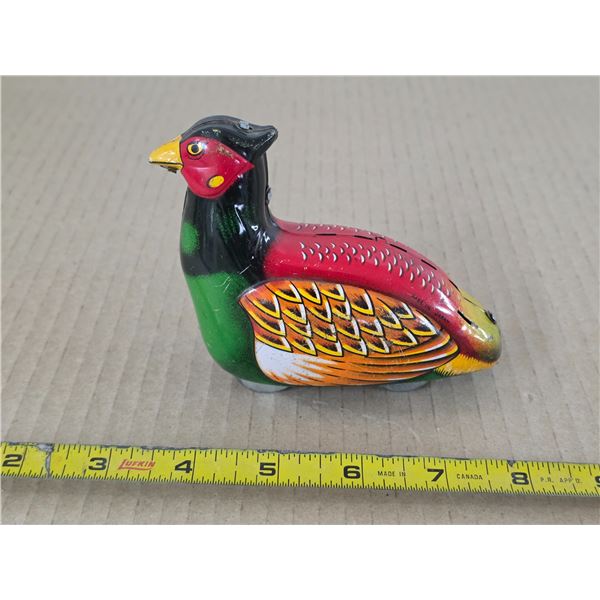 Pheasent wind up toy-4"L