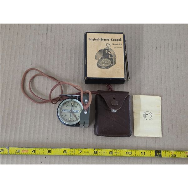 Original bezard compass and case with original box