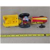 Image 2 : wind up tractor and trailer-9"L