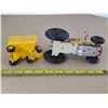 Image 3 : wind up tractor and trailer-9"L