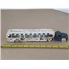 Image 1 : Arcade cast truck and trailer- 12"L
