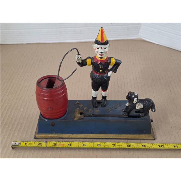 Original trick dog coin bank-9"L