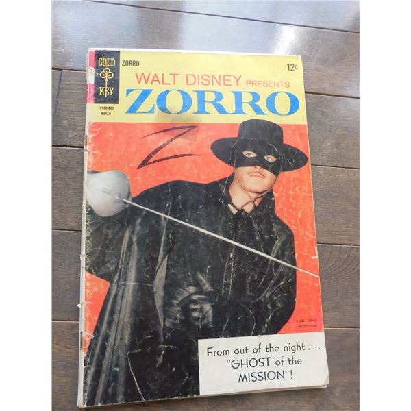 1958 WALT DISNEY ZORRO 12 CENT COMIC BOOK