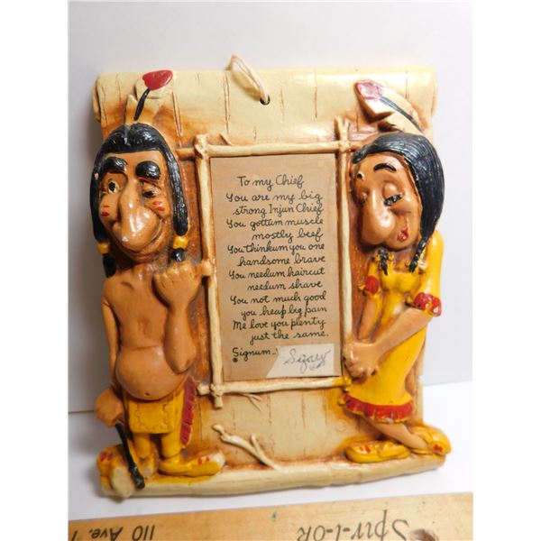 POLITICALLY INCORRECT ABORIGINAL WALL HANGING