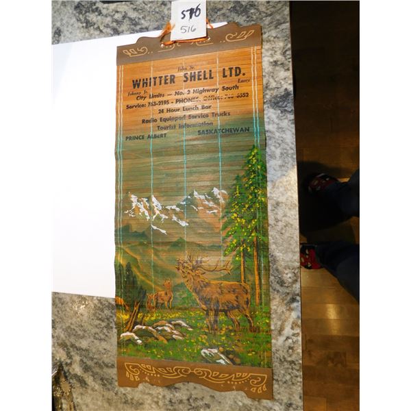 P.A. WHITTER SHELL LIMTED BAMBOO CALENDER BACK
