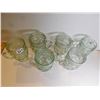 Image 2 : SIX GREEN BARREL DRINKING GLASSES