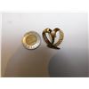 Image 2 : 8K GOLD HEART AND PEARL BROACH 2.8g