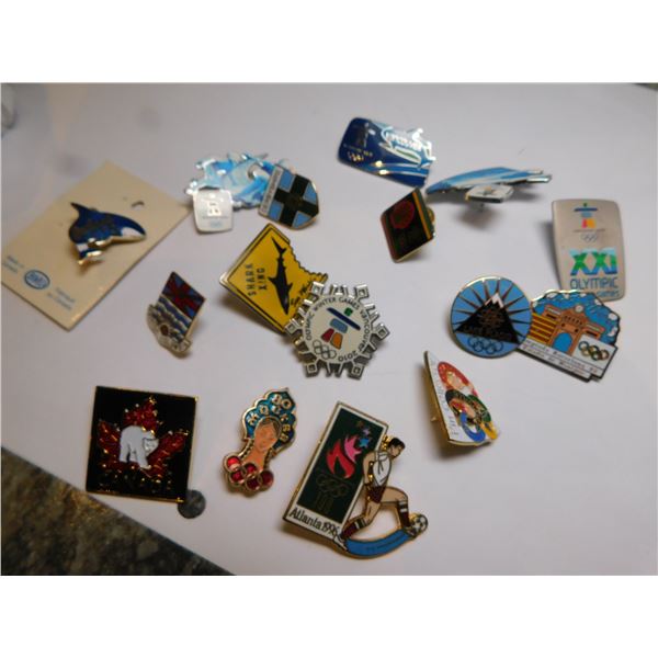 OLYMPIC AND OTHER PINS