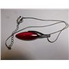 Image 1 : RED PENDANT NECKLACE