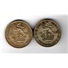 Image 1 : 1944 AND 1946 BRITISH ONE SHILLING 50% SILVER