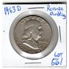 Image 2 : 1963 HALF DOLLAR USA ERROR DOUBLING REVERSE AND D/D