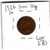 Image 2 : 2-1926 ONE CENTS