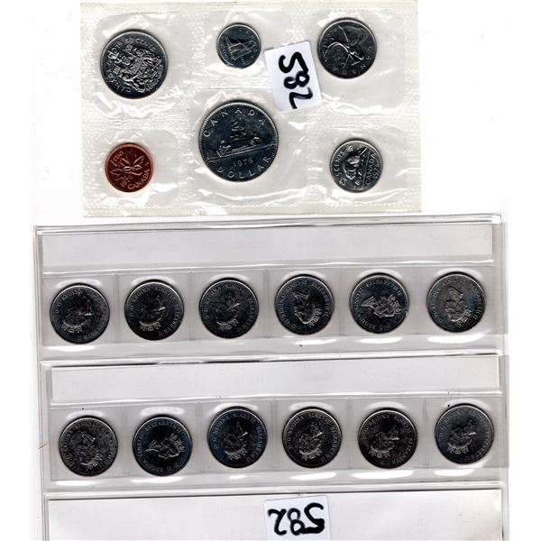 1976 UNC SET AND 1999 MILLENIUM QUARTERS