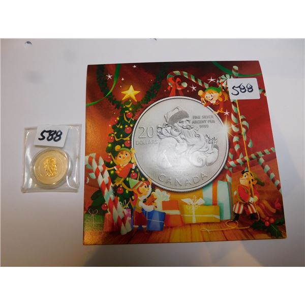 TWENTY FOR TWENTY 2013 SANTA .9999