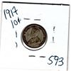 Image 2 : 1917 TEN CENT STRAITS SETTLEMENTS SILVER