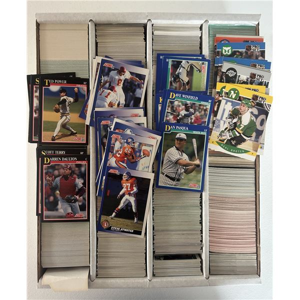Large Box of Assorted Sports cards