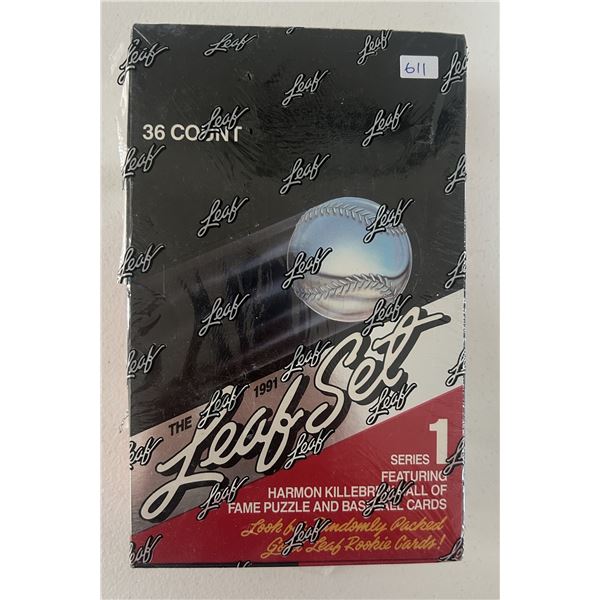 1991 Leaf Baseball (36 Sealed Unopened Packs)