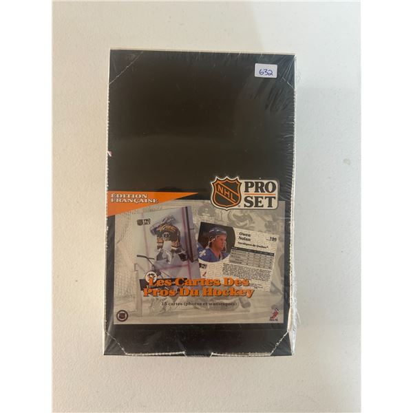 1991-92 Pro-Set (French) - Factory Sealed Hockey Card Box