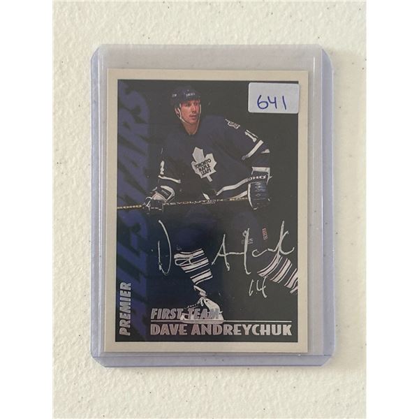 Dave Andreychuk - Autographed Hockey Card
