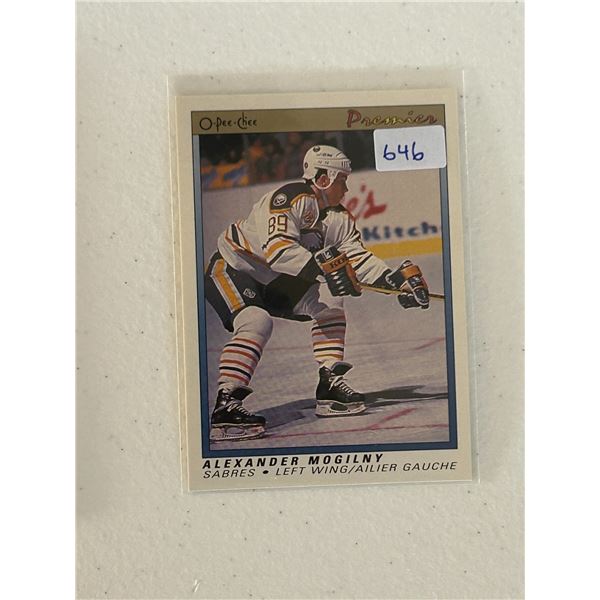Alexander Mogilny - Rookie Card
