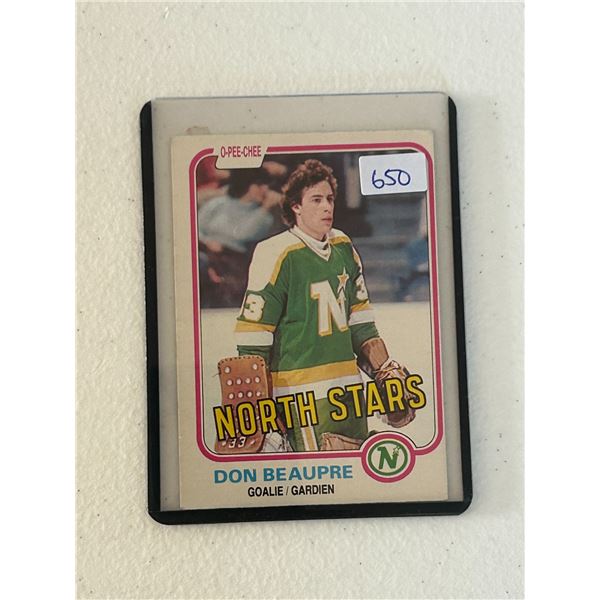 Don Beaupre - Rookie Card