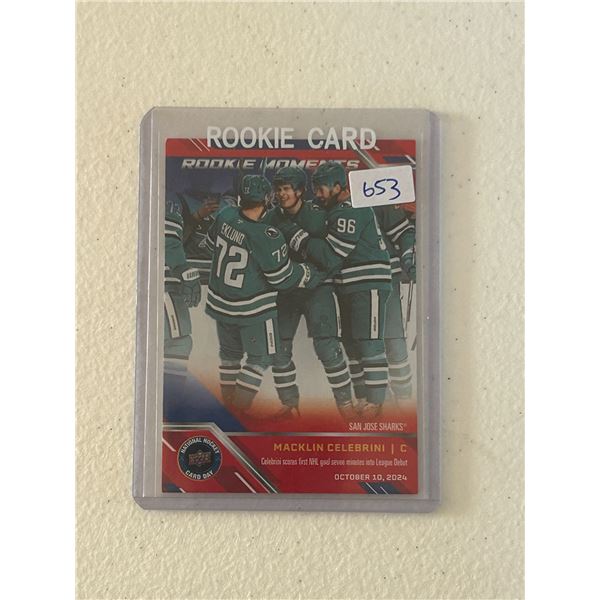 Macklin Celebrini - Rookie Card