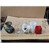 Image 1 : Assorted glass vases