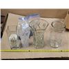 Image 1 : Assorted glass vases